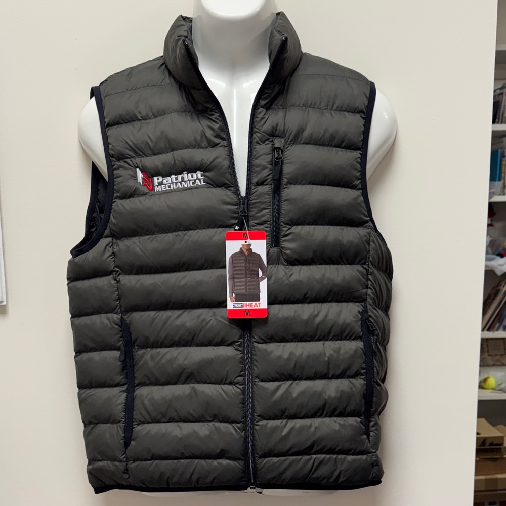 32 Degrees Men's Dark Green Puffer Vest Size M - NWT